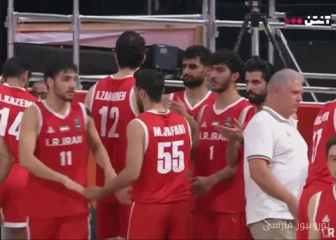 تیم ملی بسکتبال ایران در نیمه‌نهایی ناگویا مقابل کره‌جنوبی با اختلاف ۱۲ امتیاز عقب است