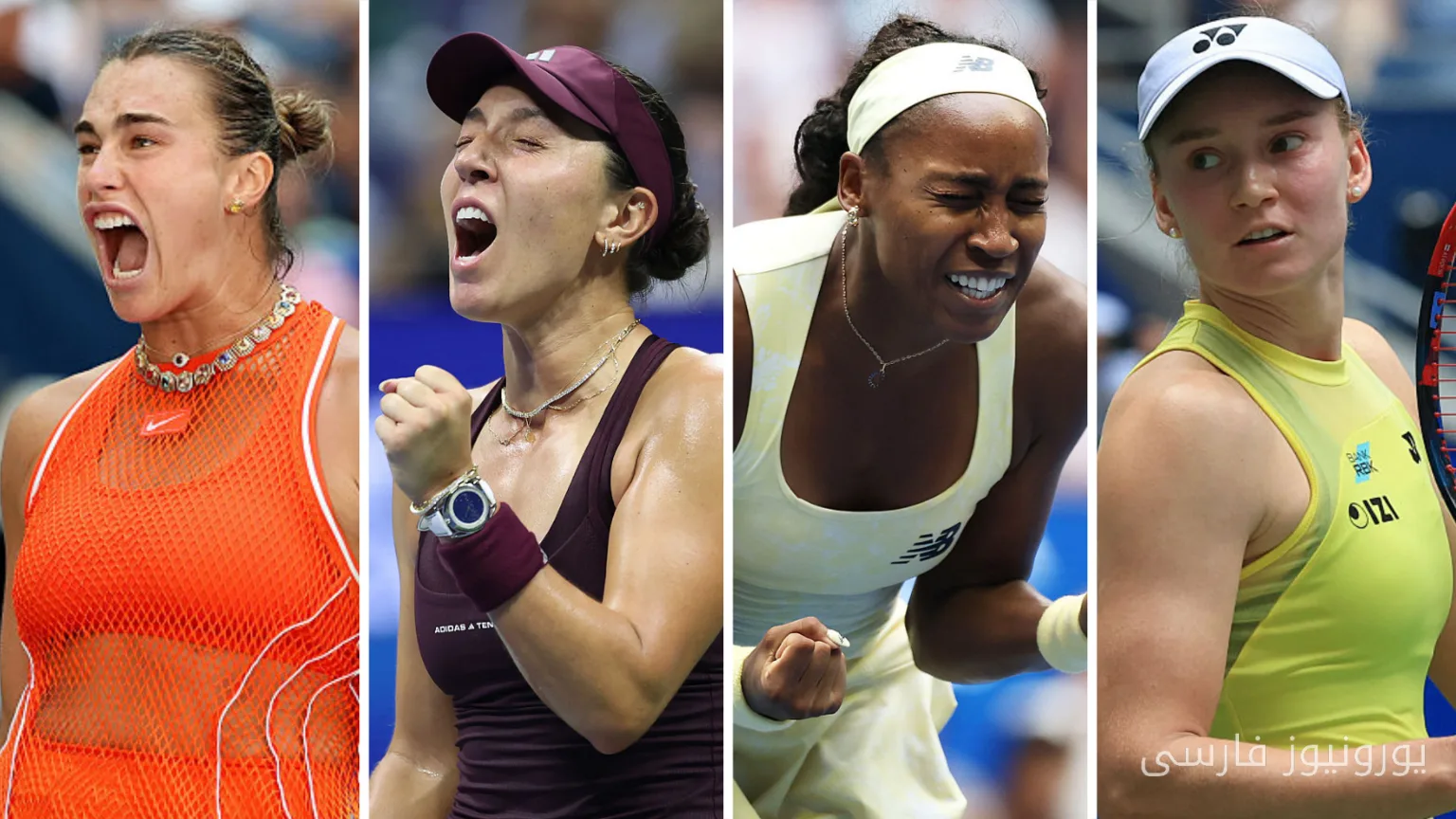 رقابت تاریخی: چهار بذر برتر در نیمه‌نهایی تنیس زنان US Open