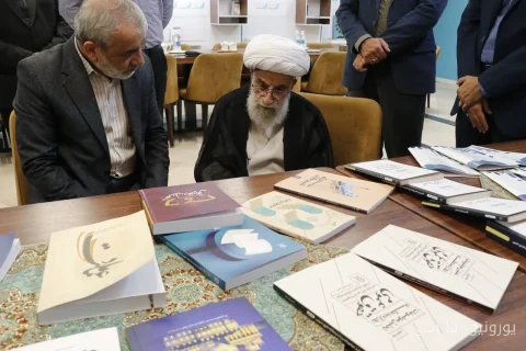 آیت الله جنتی و بازدید از دستاوردهای علمی پژوهشکده شورای نگهبان