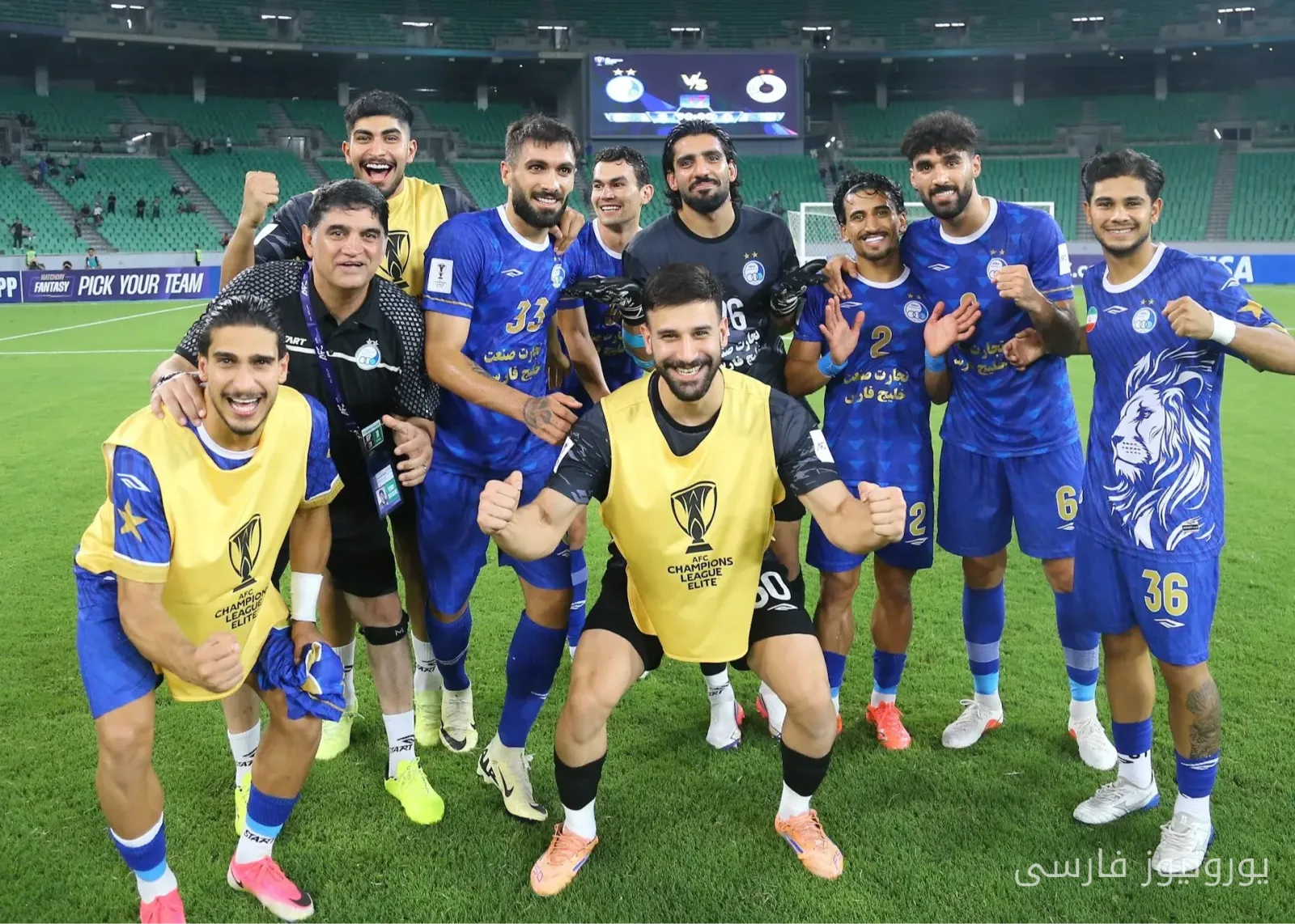 حبیب فرعباسی و مدافعان استقلال کلینشیت آسیایی را ثبت کردند