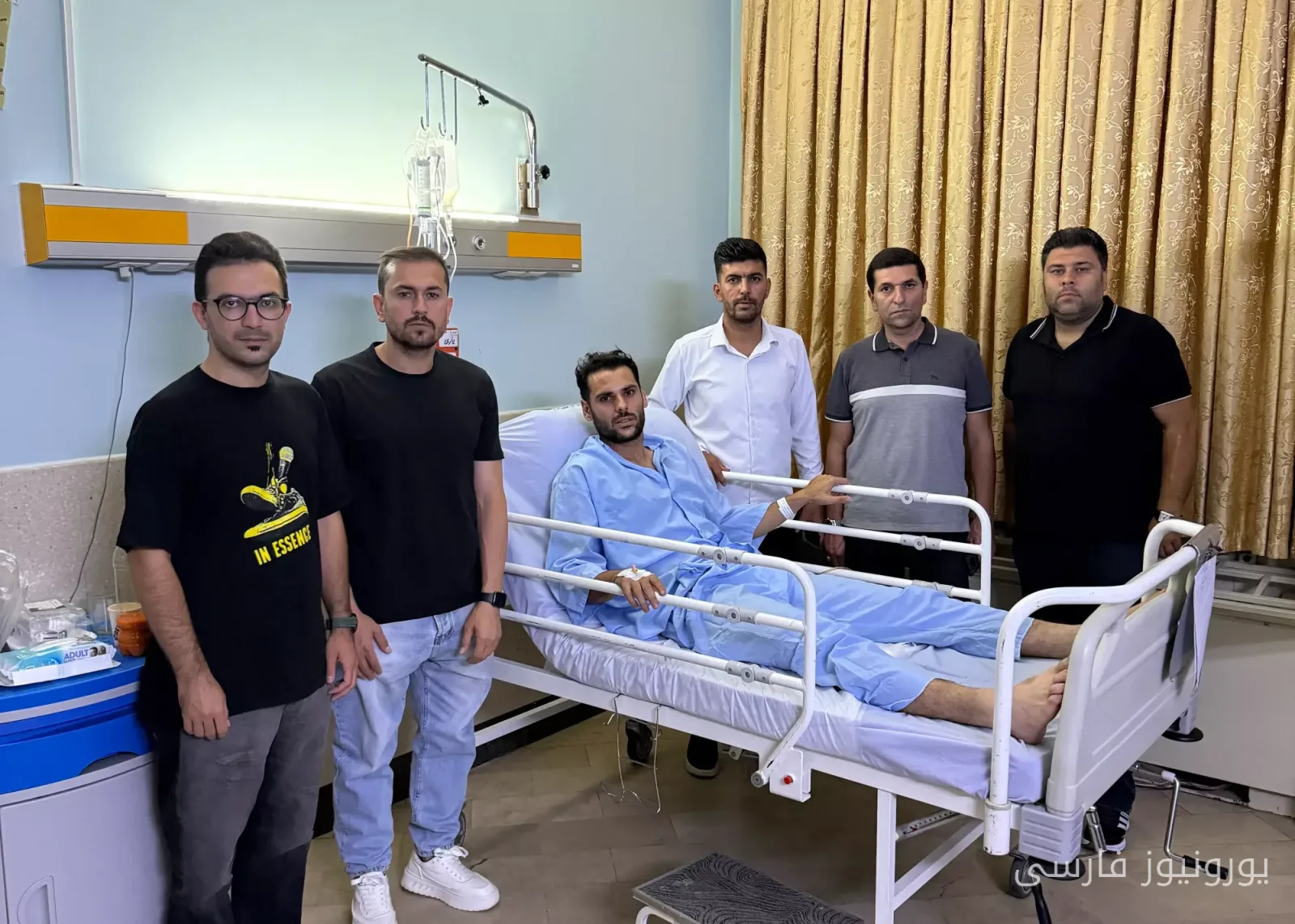 علیرضا نقیزاده هافبک سابق تراکتور در بیمارستان بستری شد