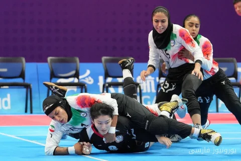 تیم ملی کبدی زنان ایران با اختلاف ۴۳ امتیاز ژاپن را شکست داد