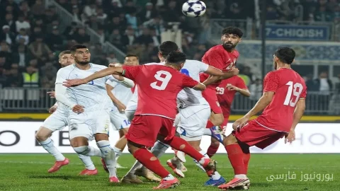 تیم ملی فوتبال ایران مقابل ازبکستان با نتیجه ۳ بر ۱ شکست خورد
