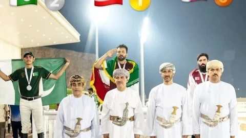 سلمان زارعی‌قشلاقی قهرمان رقابت‌های انتخابی جام جهانی تنت‌پگینگ در مسقط شد