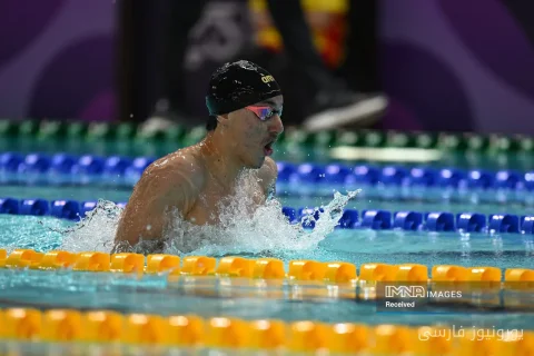 امیر مطاعی به فینال ۱۰۰ متر قورباغه بازی‌های آسیایی ناگویا راه یافت