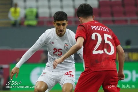 روسیه با برتری کامل مالکیت توپ، ایران را ۲ بر صفر شکست داد
