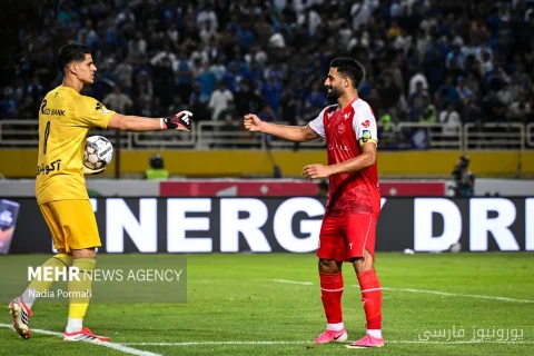 پیروزی ۴ گله پرسپولیس مقابل شهید قندی یزد در دیداری تدارکاتی