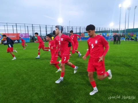 تیم فوتبال نونهالان ایران مقابل کرواسی به پیروزی رسید