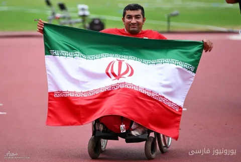 عرفان بندری با رکوردشکنی مدال طلای پرتاب نیزه پاراآسیایی را کسب کرد