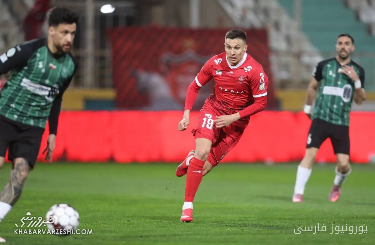 ایگور سرگیف آخرین گلزن پرسپولیس به خیبر در بالاترین سطح آمادگی