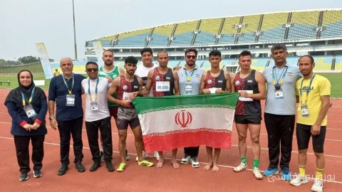 پس‌گرفتن مدال برنز تیم ۴ در ۱۰۰ متر ایران و کاهش مدال‌های دوومیدانی به ۱۱