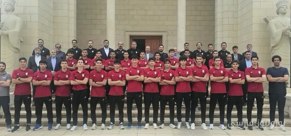 دیدار محمدکاظم آلاسحاق با تیم ملی فوتبال نوجوانان ایران در بغداد