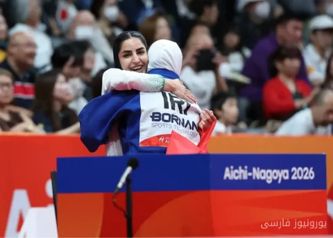 مریم بربط جودوکای ایران حریف مغول را ایپون کرد