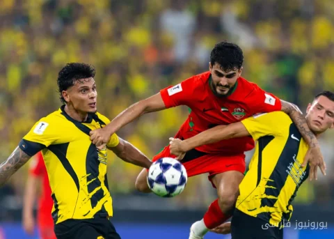 درخشش رضا غندی‌پور و سردار آزمون در پیروزی شباب الاهلی مقابل الاتحاد عربستان