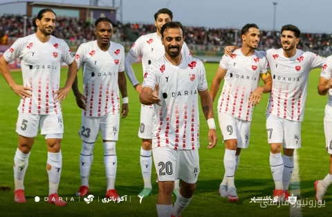 مجید عیدی با گلزنی و شادی خاص در بازی پرسپولیس مقابل مس شهربابک