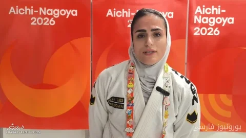 نسیم محمدی در جوجیتسو بازی‌های آسیایی مقابل چوی هی جو شکست خورد