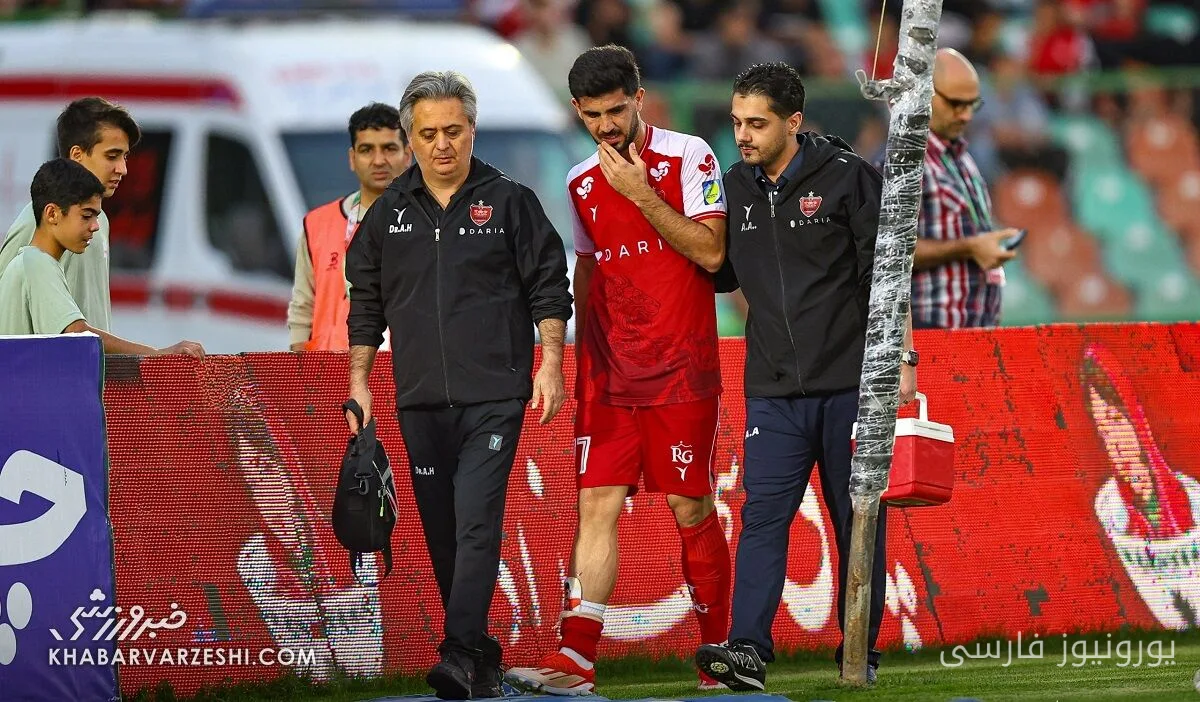 مصدومیت محمد خدابندهلو نقطه آغاز باخت پرسپولیس در تهران بود