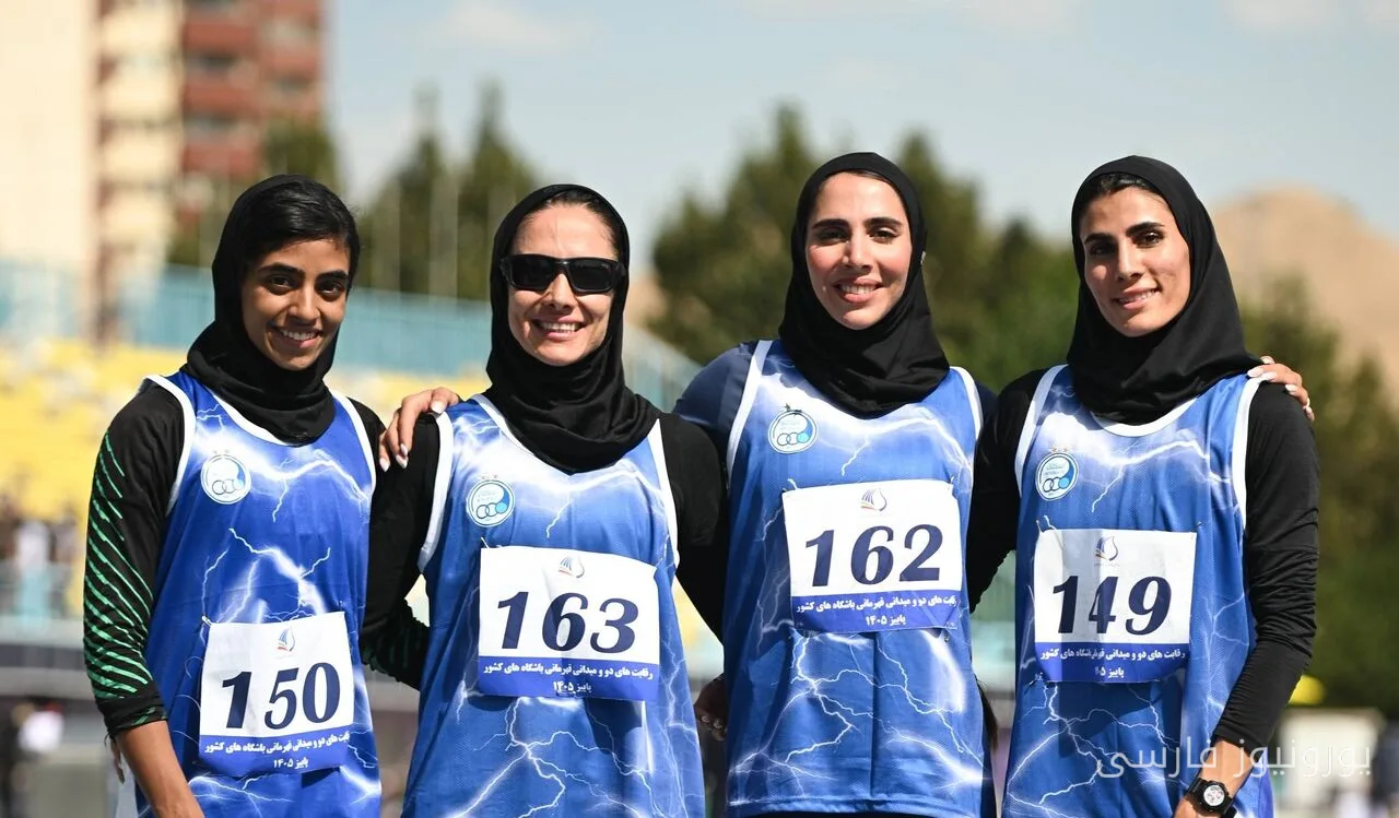 رکوردشکنی تیم ۴ در ۴۰۰ متر امدادی بانوان استقلال در لیگ دوومیدانی