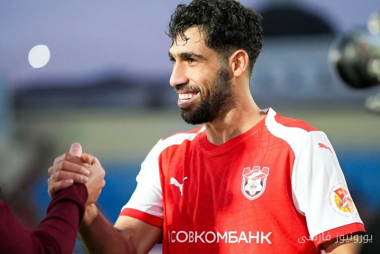 نادر محمدی با اسپارتاک کوستروما در لیگ دسته یک روسیه درخشید