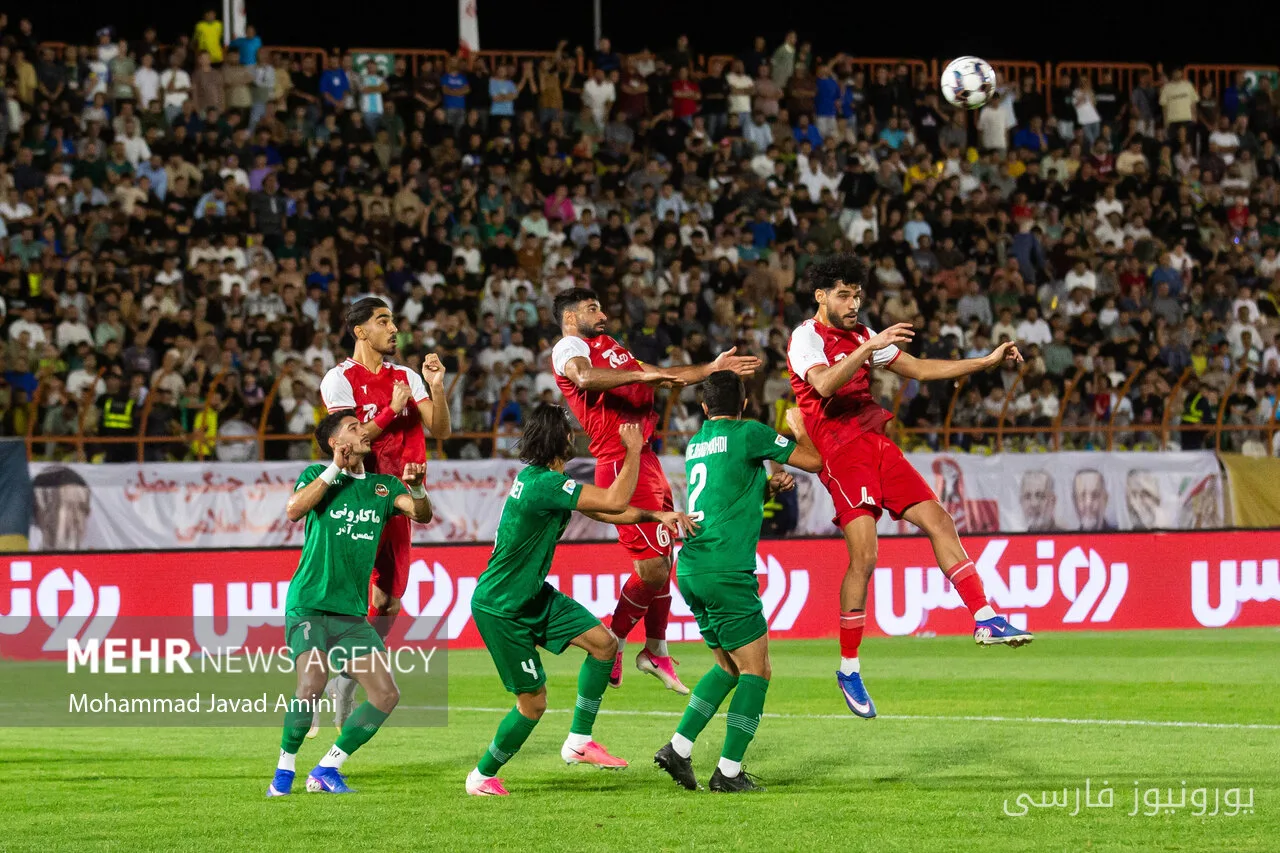 پرسپولیس در قائمشهر به دنبال حفظ صدر جدول مقابل نساجی است