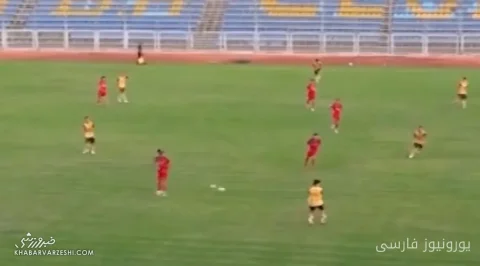 سپاهان با ۳۶ پاس در دیدار دوستانه نساجی را ۴ بر ۲ شکست داد