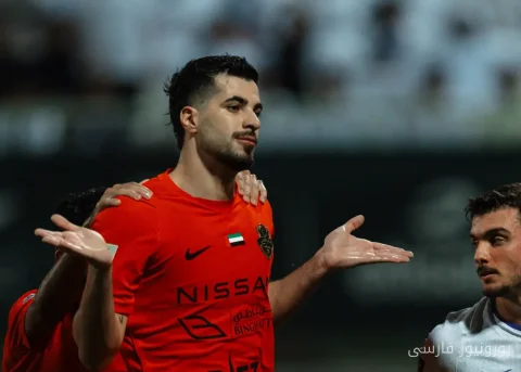 سعید عزت‌اللهی با دو گل و کارت قرمز، نقش کلیدی در پیروزی شباب الاهلی مقابل العین داشت