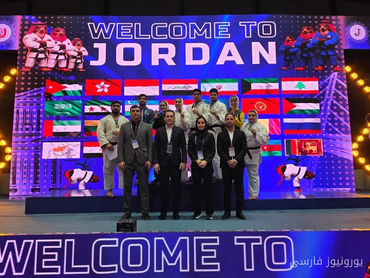 صدرنشینی تیم ملی جودوی ایران در کاپ آسیا ۲۰۲۶ با کسب ۸ مدال در اردن